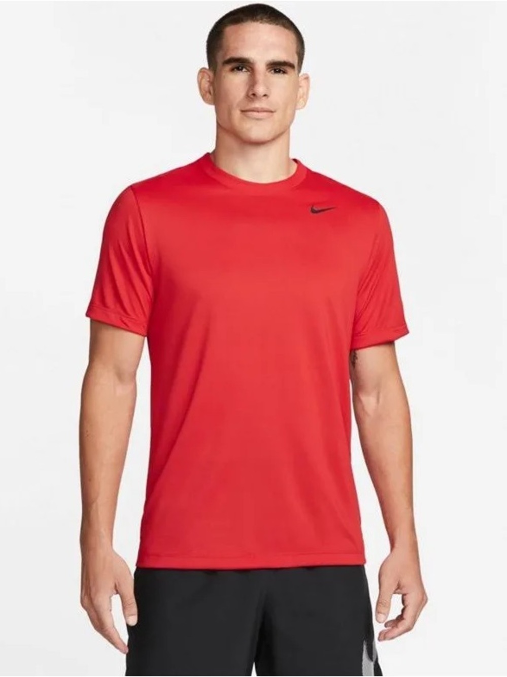 Nike Red Short Sleeve Dri-FIT Men’s Athletic Tee-set of 2